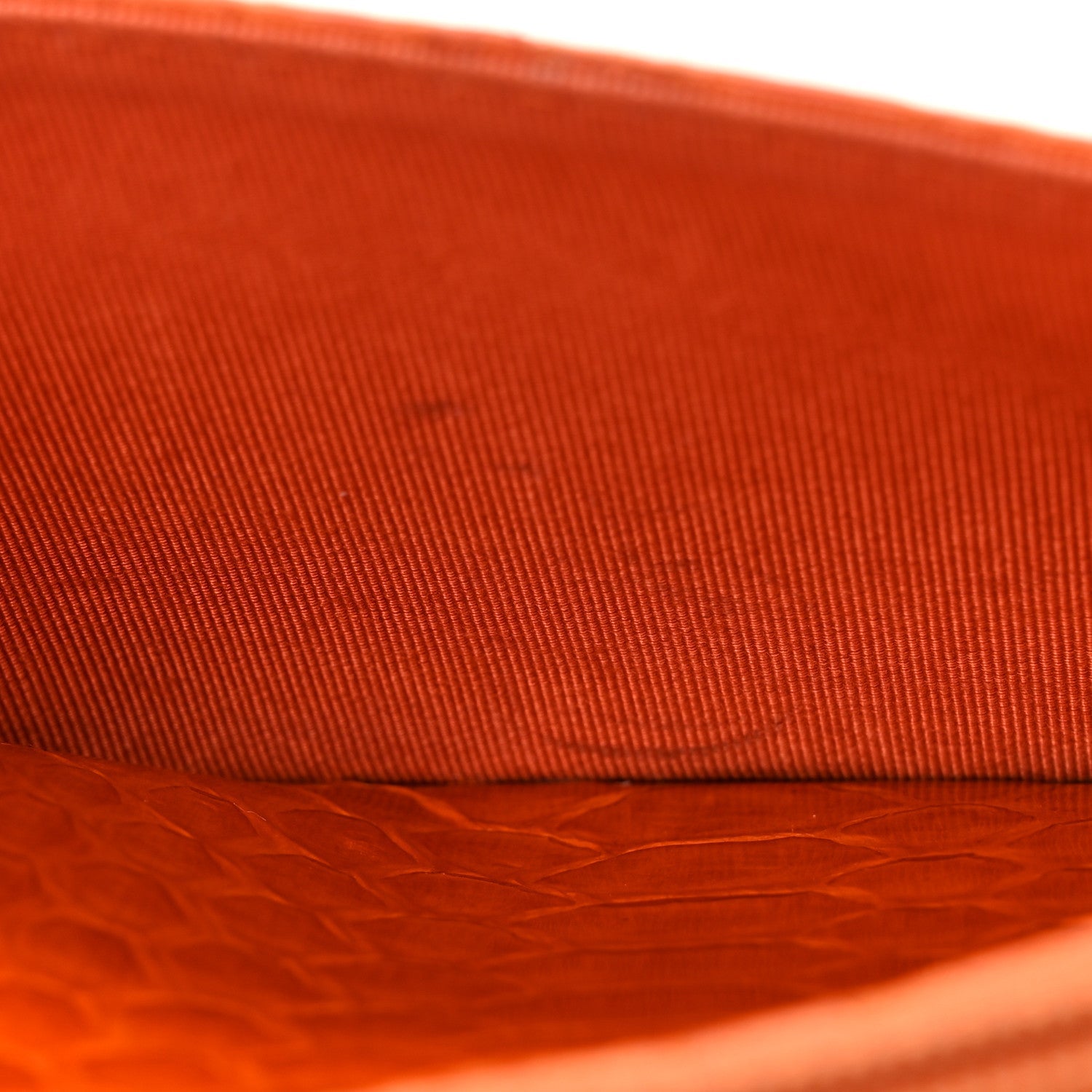 Snakeskin Wallet On Chain WOC Orange