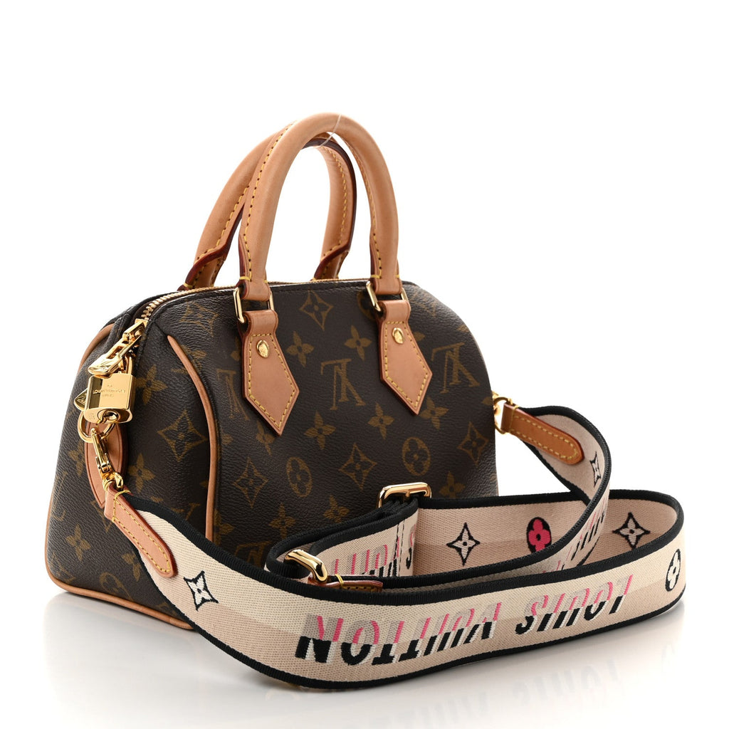Monogram Speedy Bandouliere 20 Black
