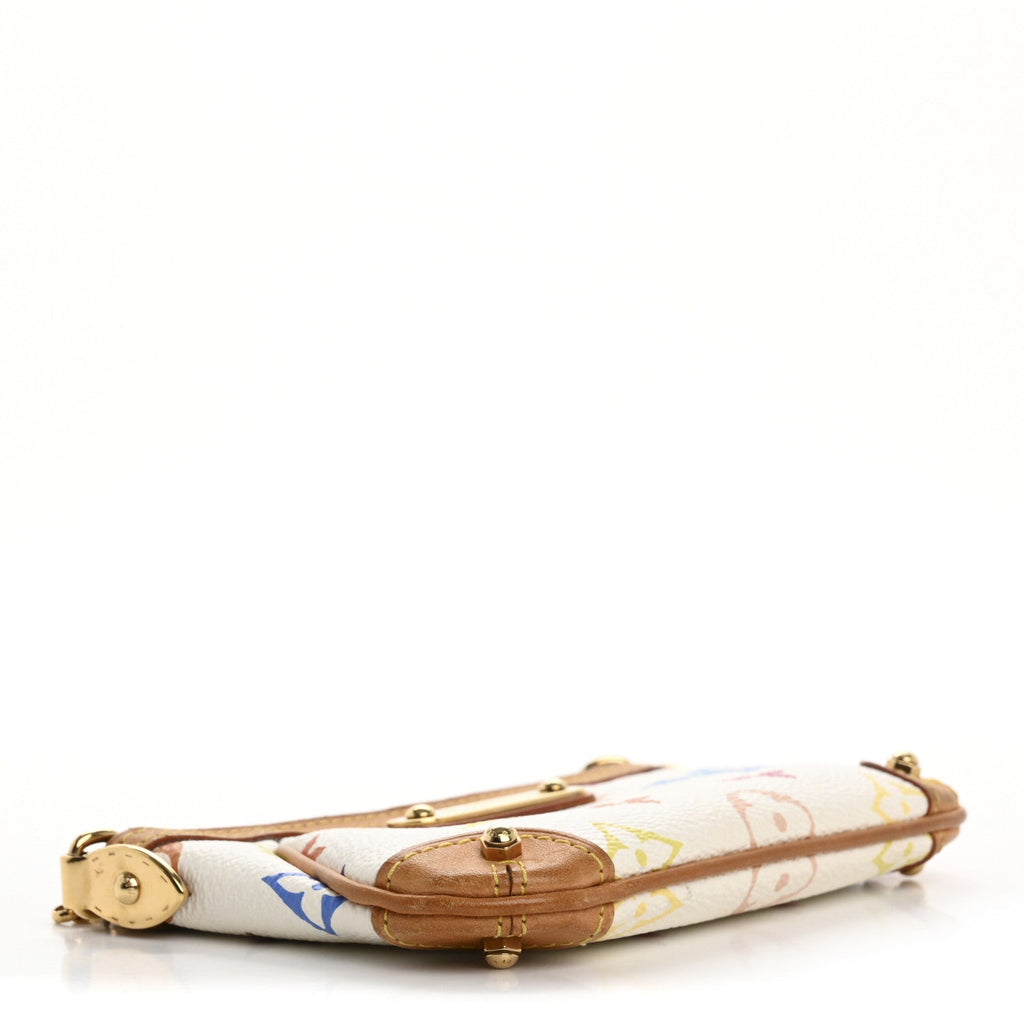 Monogram Multicolor Pochette Milla MM White