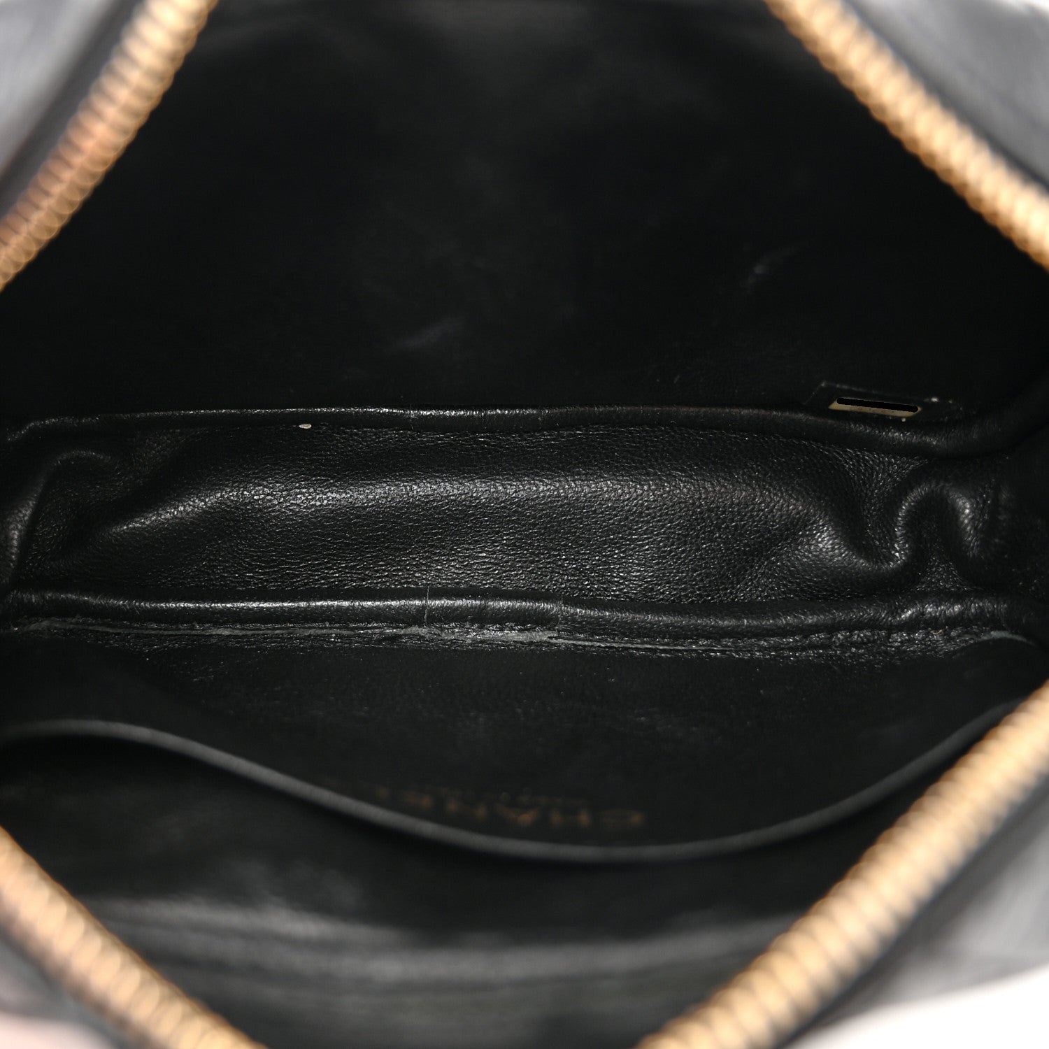 Aged Calfskin Quilted Mini Reissue Camera Case Black