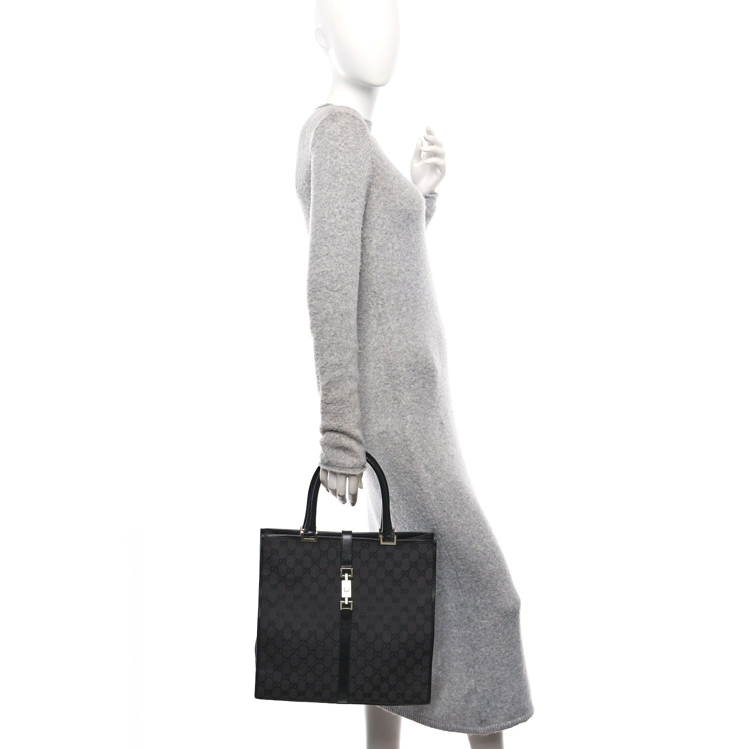 Monogram Bardot Bag Black