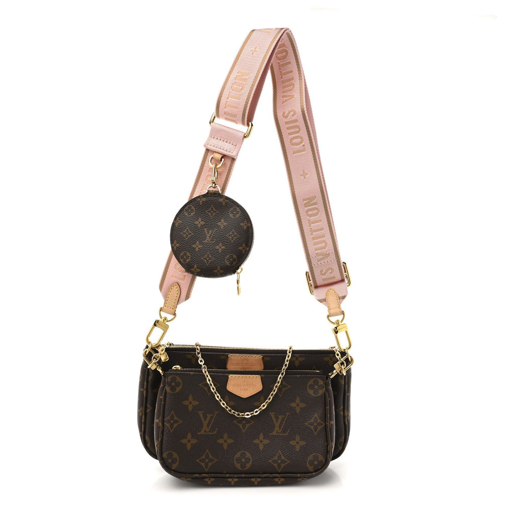 Monogram Multi Pochette Accessories Rose Clair