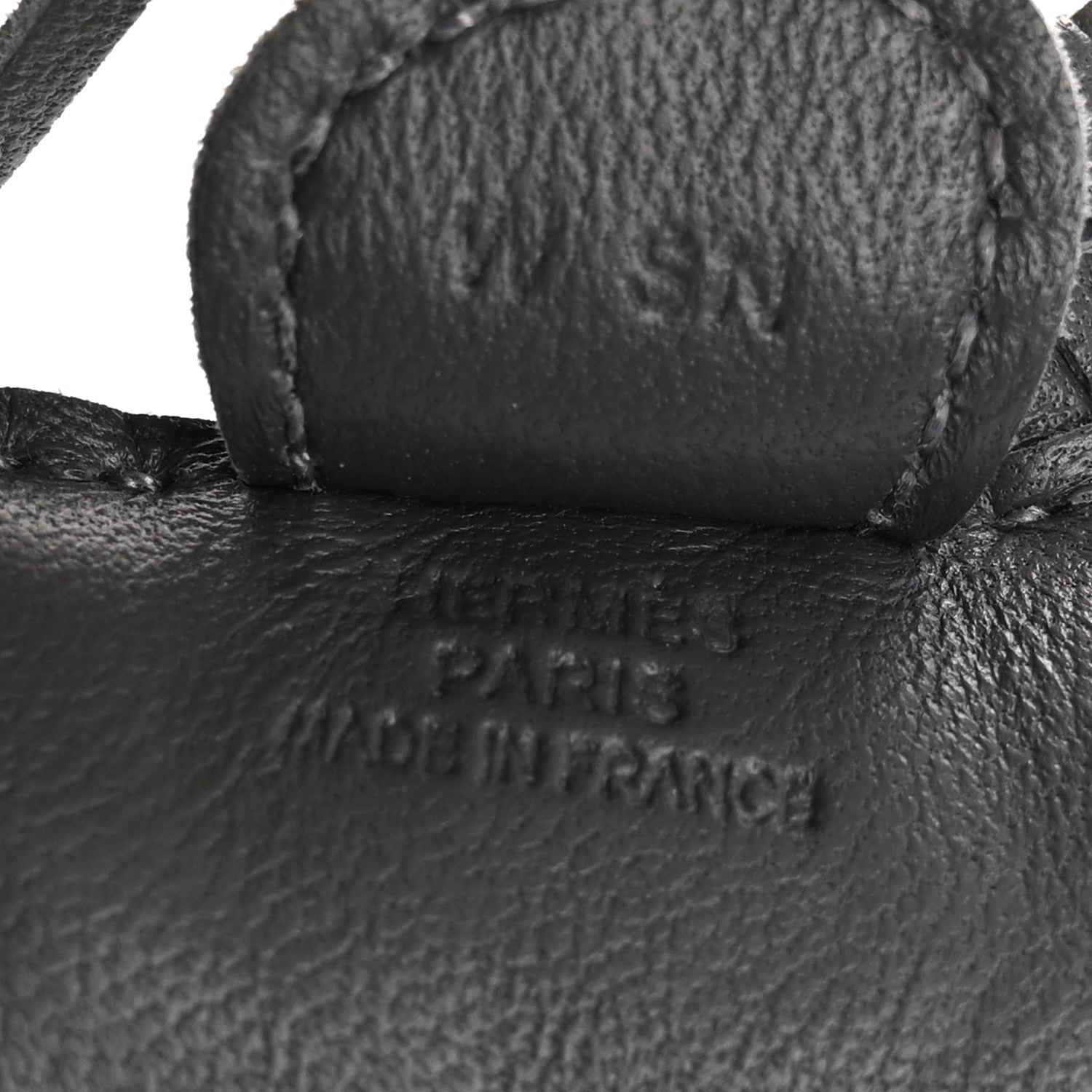 Milo Lambskin Grigri Rodeo Horse Bag Charm PM Ardoise