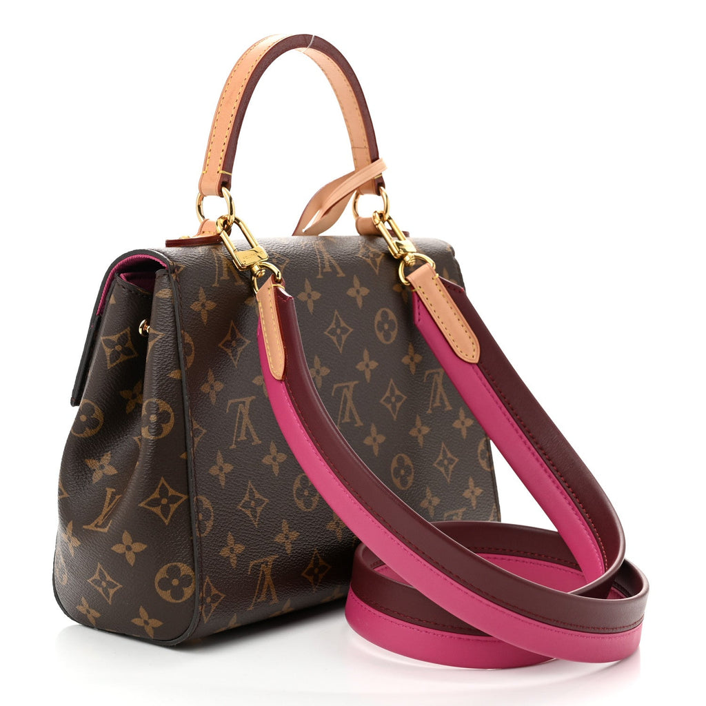 Monogram Cluny BB Bordeaux Fuchsia
