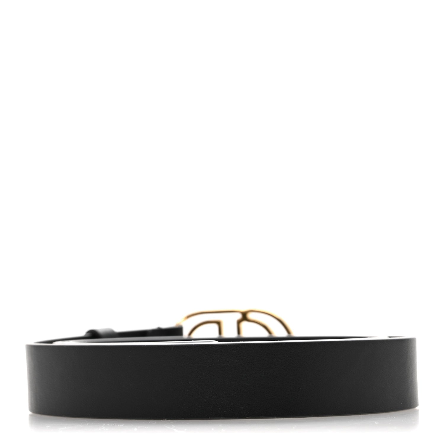 Calfskin 30 Montaigne Cut-Out CD Belt 90 36 Black