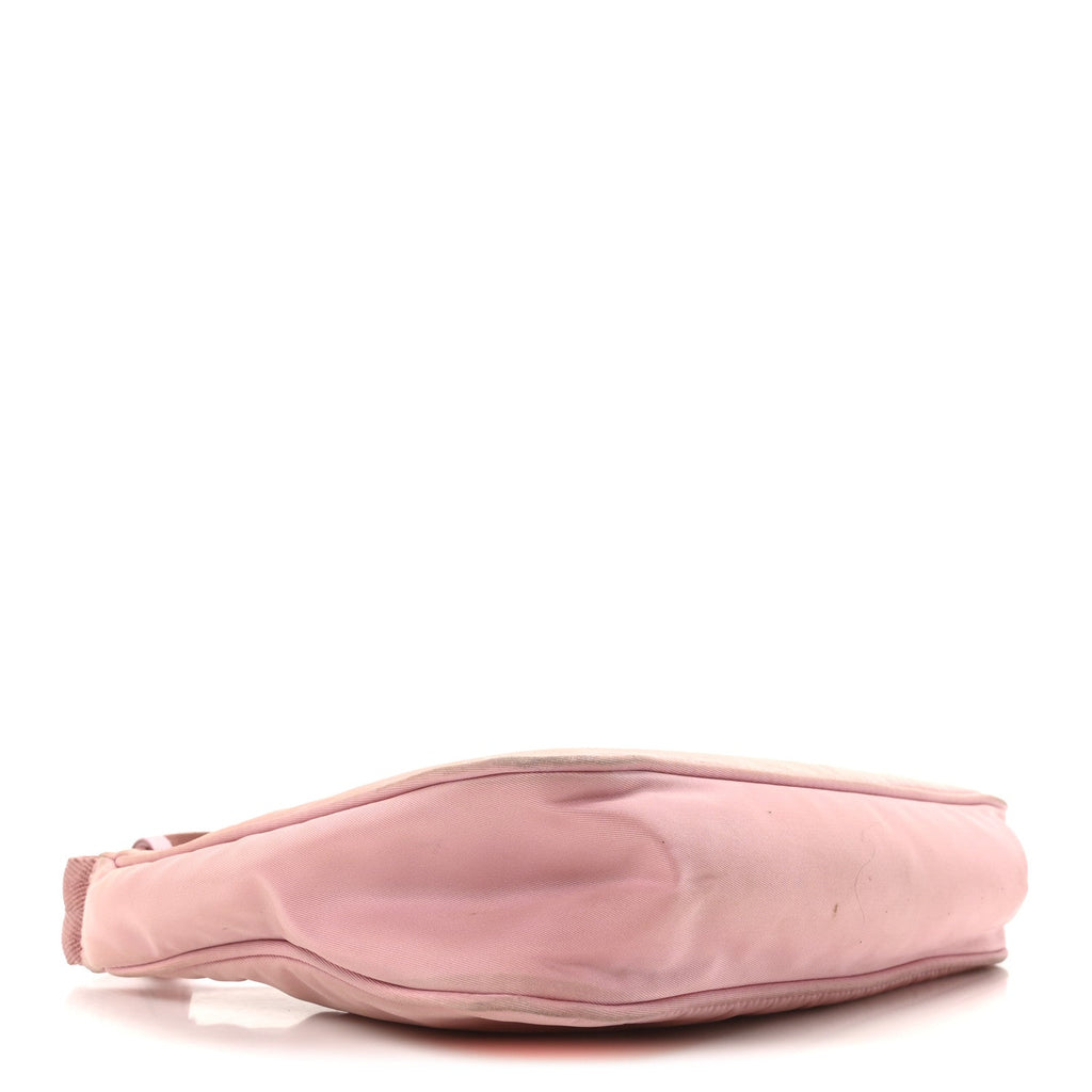 Tessuto Nylon Saffiano Mini Re-Edition 2000 Bag Rosa