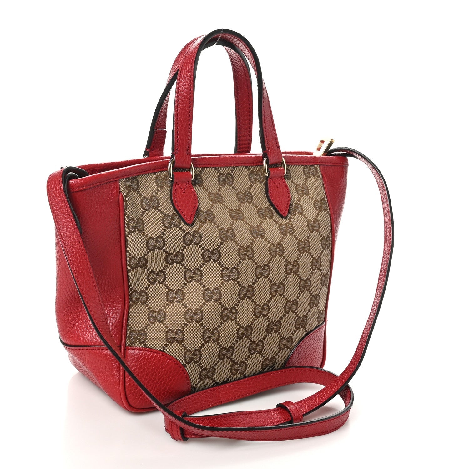 Monogram Small Bree Tote Red