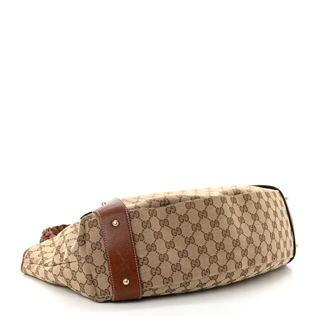 Monogram Medium Pelham Shoulder Bag Brown