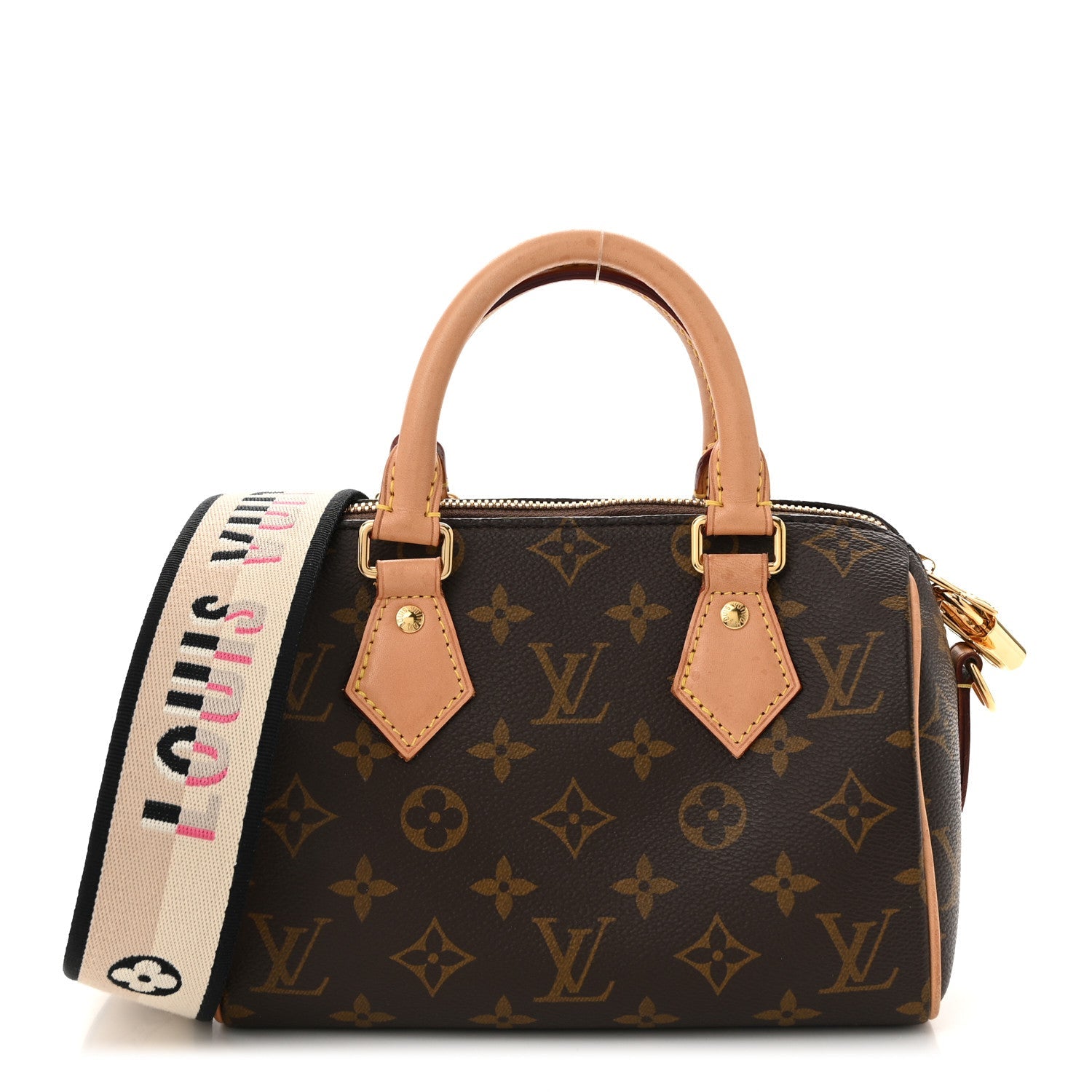 Monogram Speedy Bandouliere 20 Black