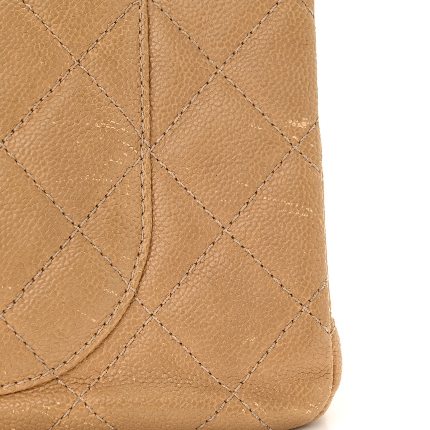 Caviar Quilted 2.55 Reissue 227 Flap Beige
