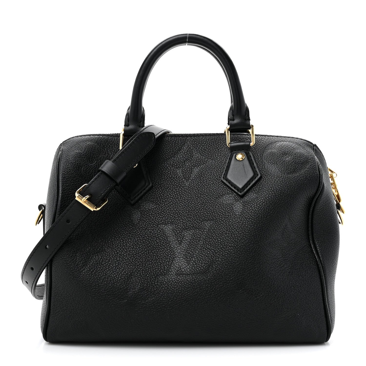Empreinte Monogram Giant Speedy Bandouliere 25 Black
