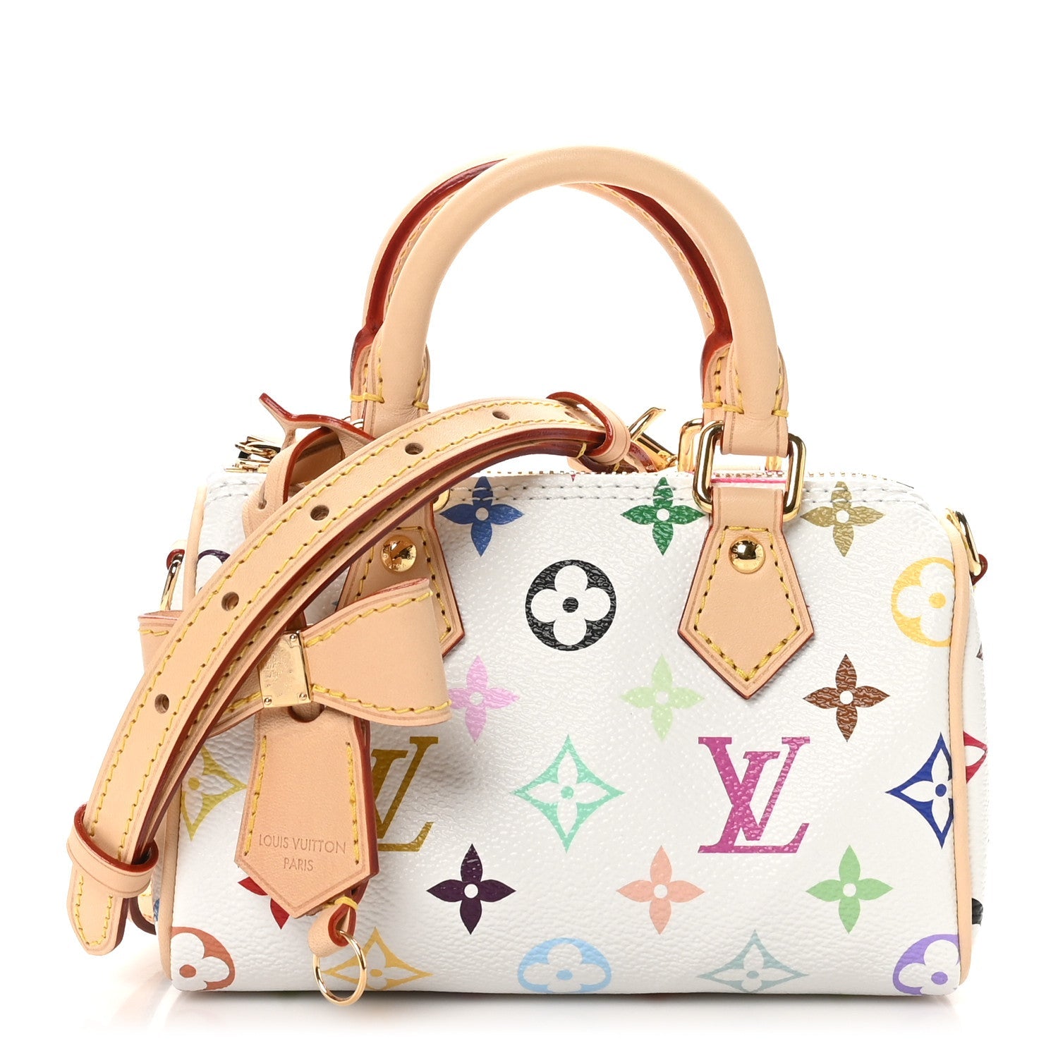 LV X TM Monogram Multicolor Nano Speedy White