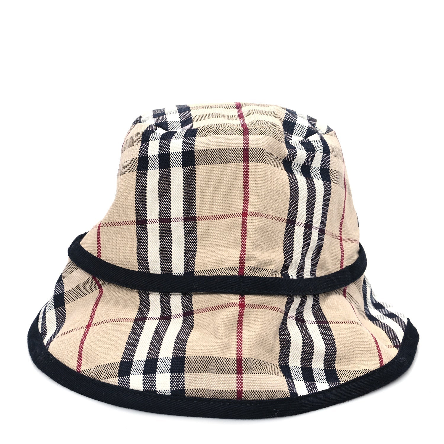 Nova Check Peak Sun Hat M Black