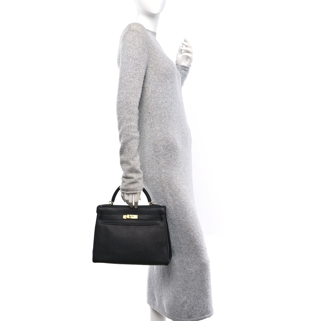 Togo Kelly Retourne 32 Black