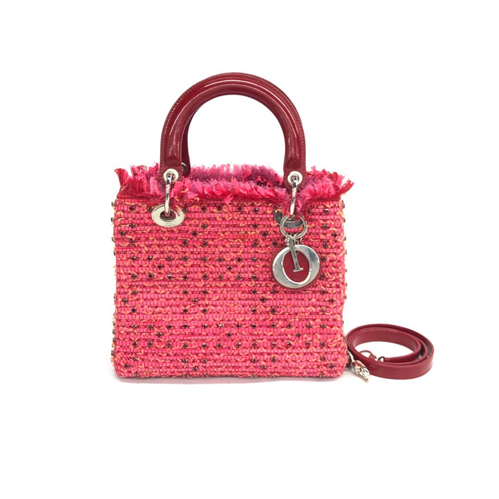 Dior Lady Dior Tweed Handbag