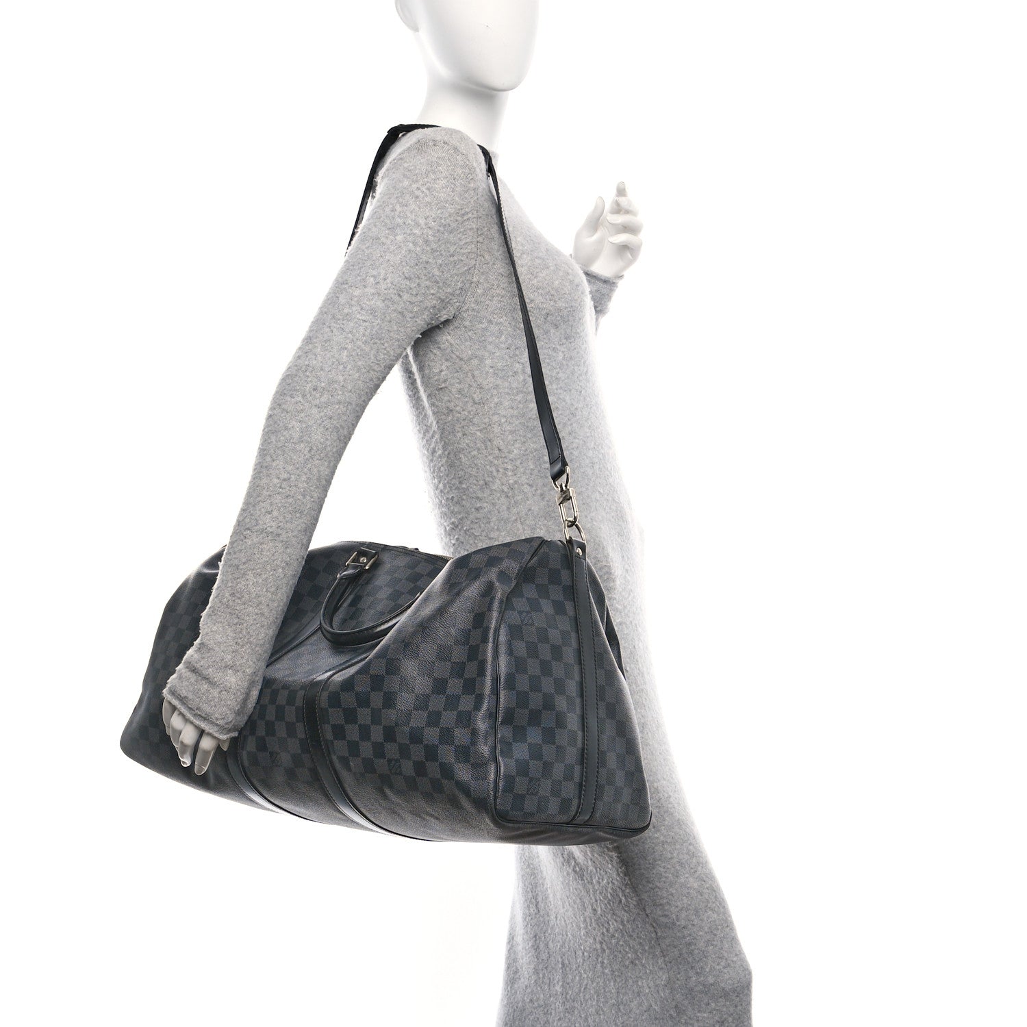 Damier Graphite Keepall Bandouliere 55