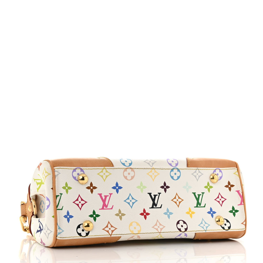 Monogram Multicolor Beverly MM White