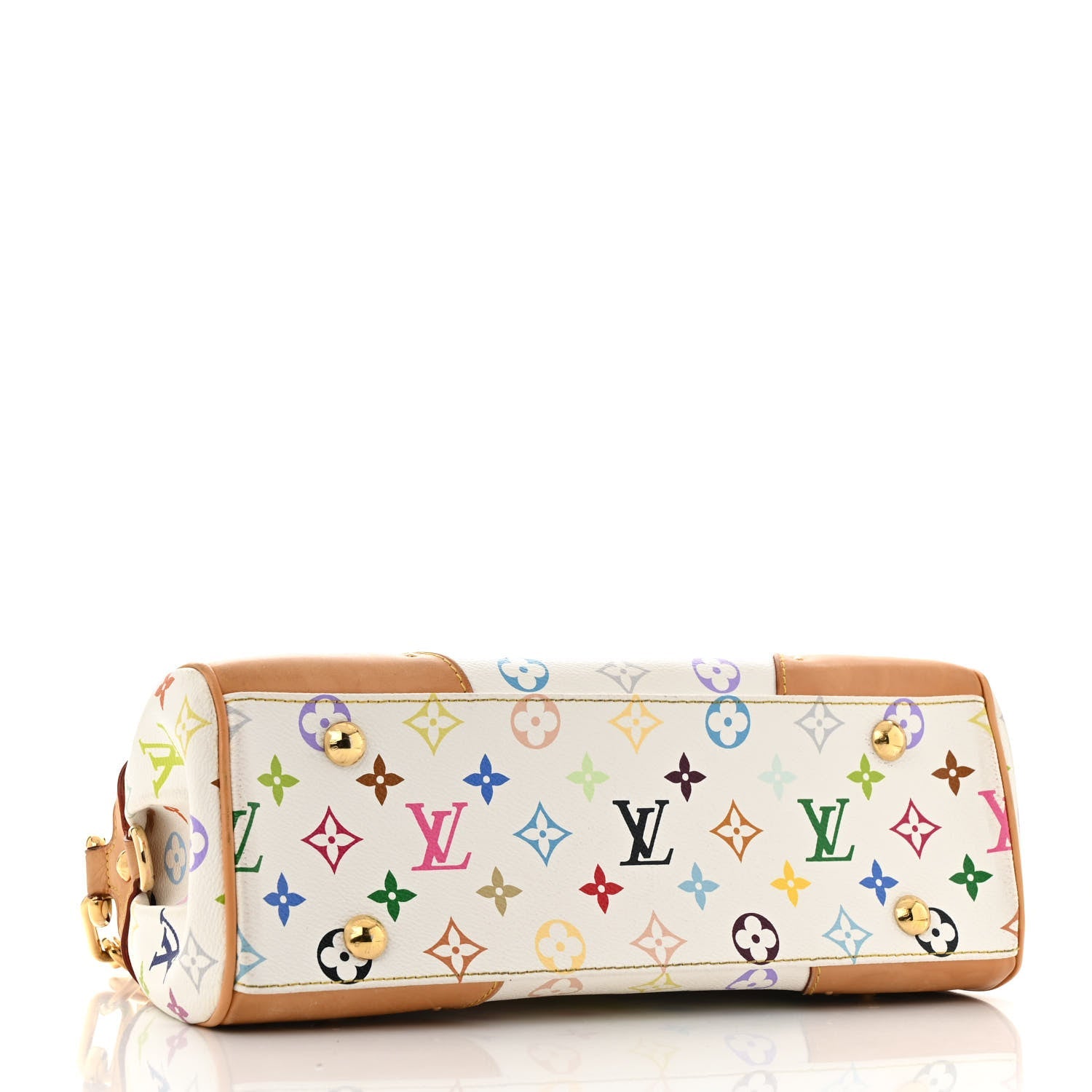 Monogram Multicolor Beverly MM White