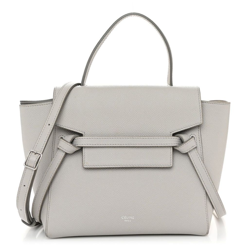 Grained Calfskin Nano Belt Bag Mineral