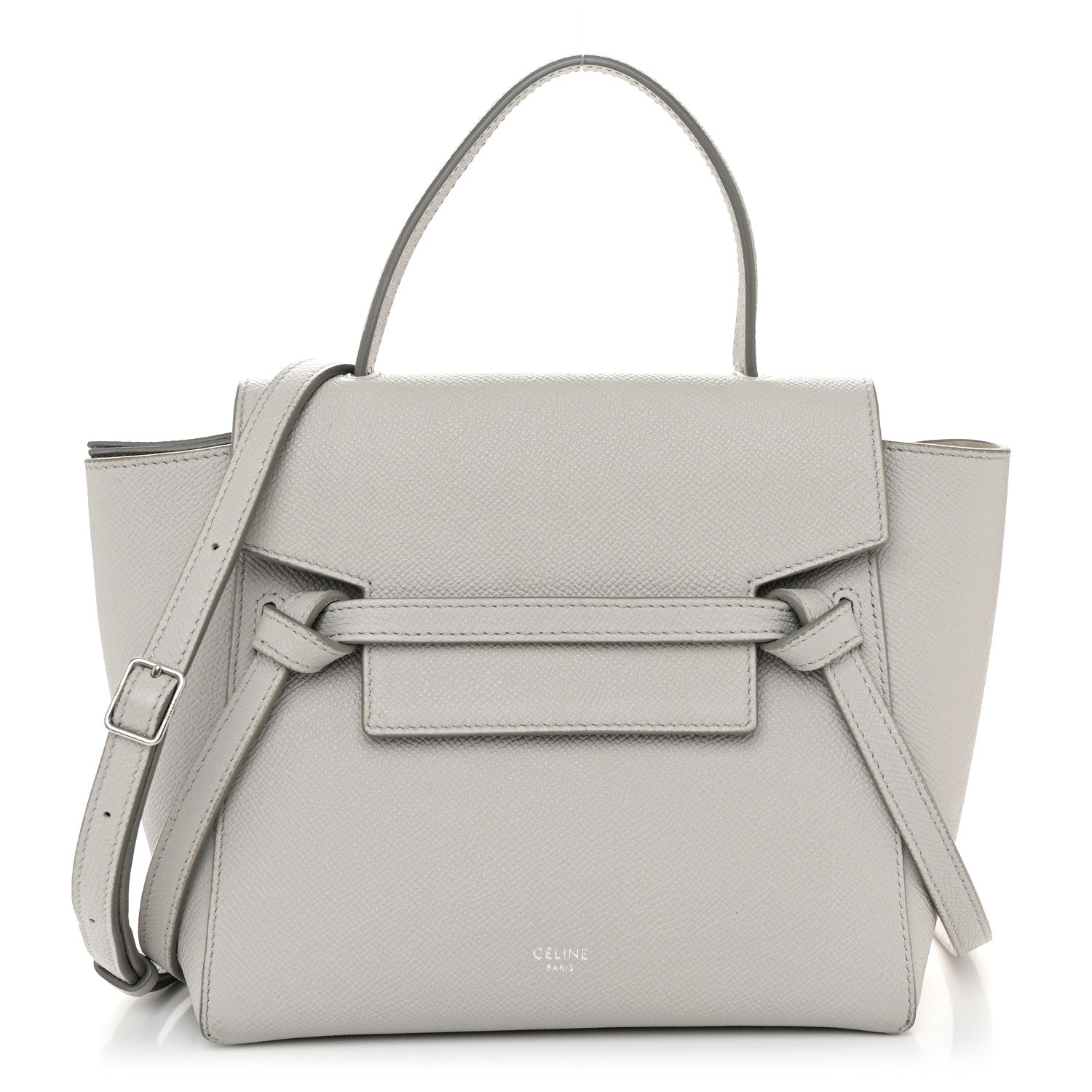 Grained Calfskin Nano Belt Bag Mineral