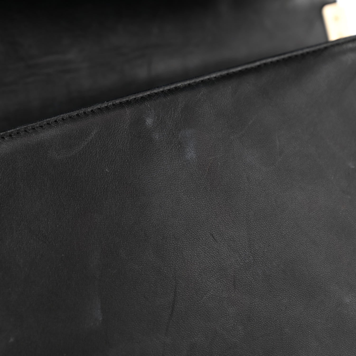 Lambskin Quilted New Medium Boy Flap Black