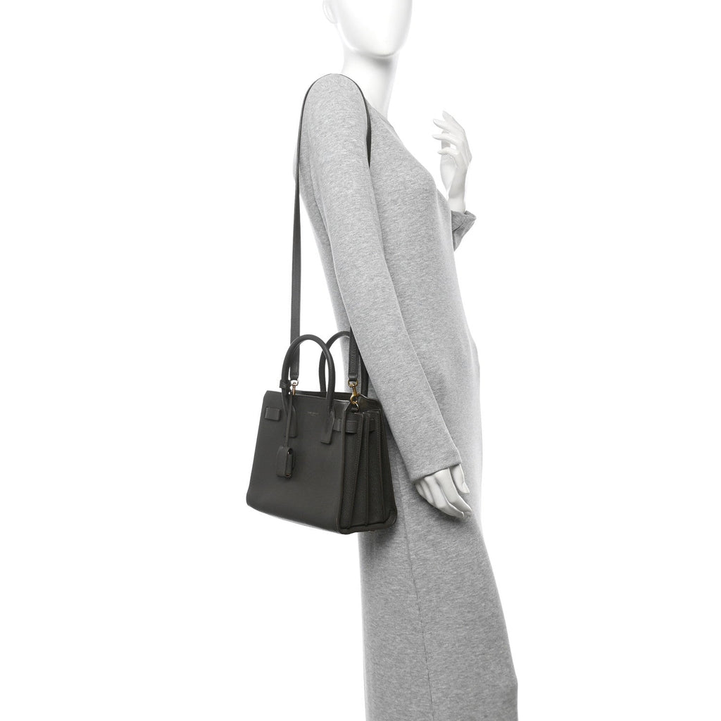 Calfskin Baby Sac De Jour Fog
