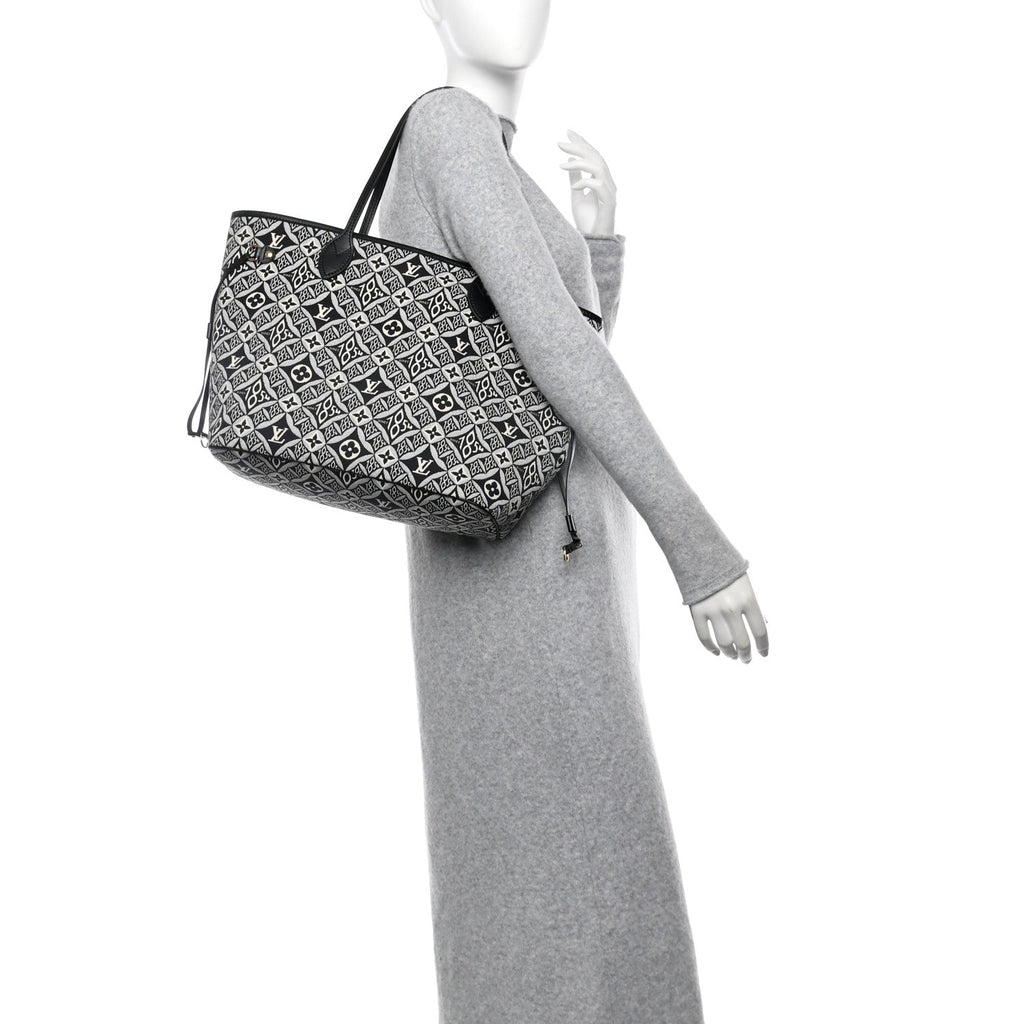 Jacquard Since 1854 Neverfull MM Grey