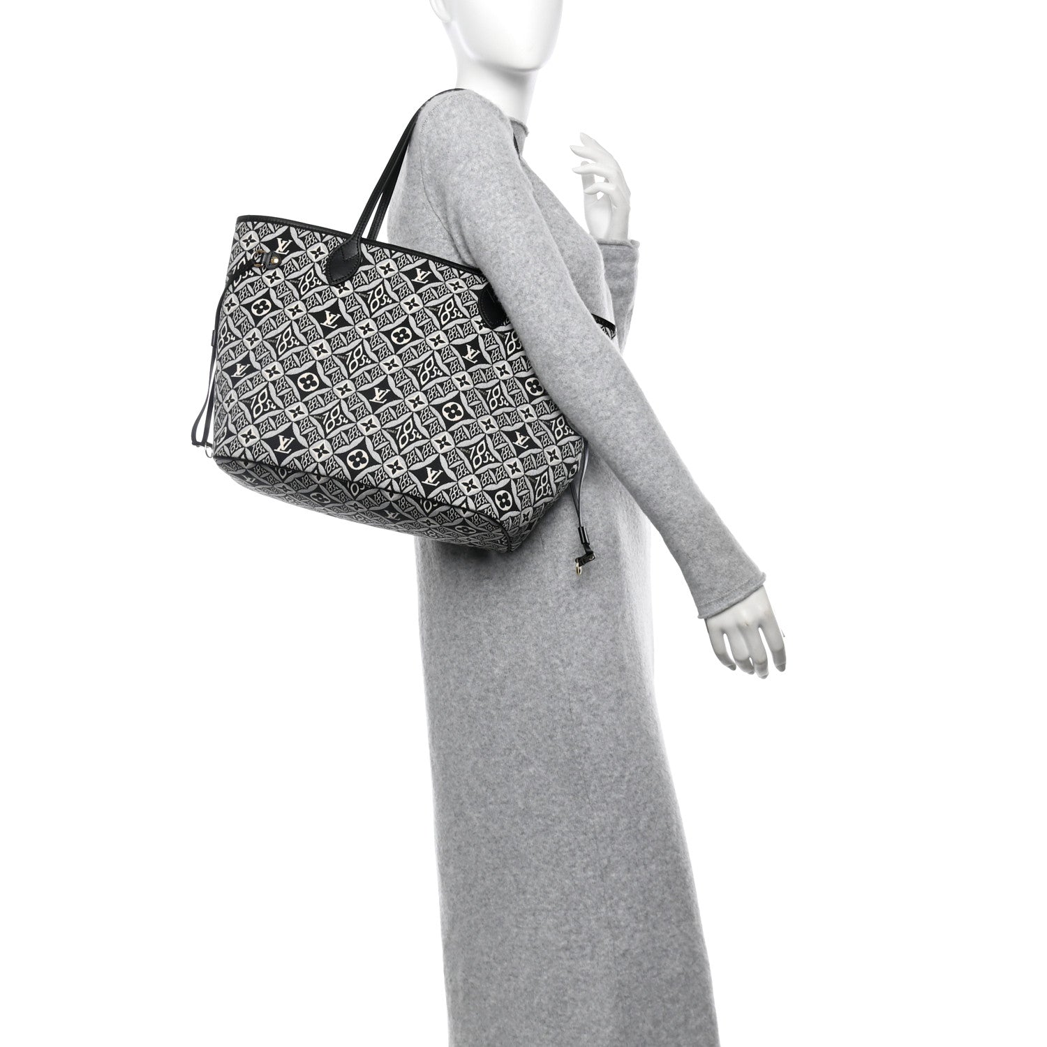 Jacquard Since 1854 Neverfull MM Grey