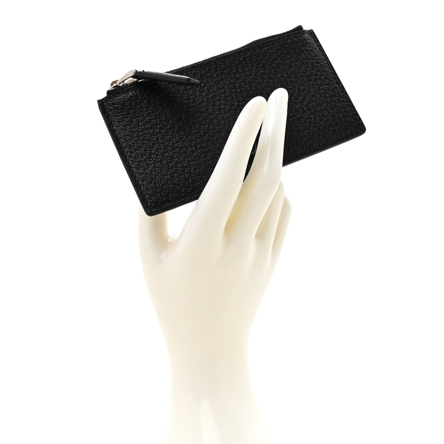 Dollar Calfskin GG Marmont Zip  Case Black