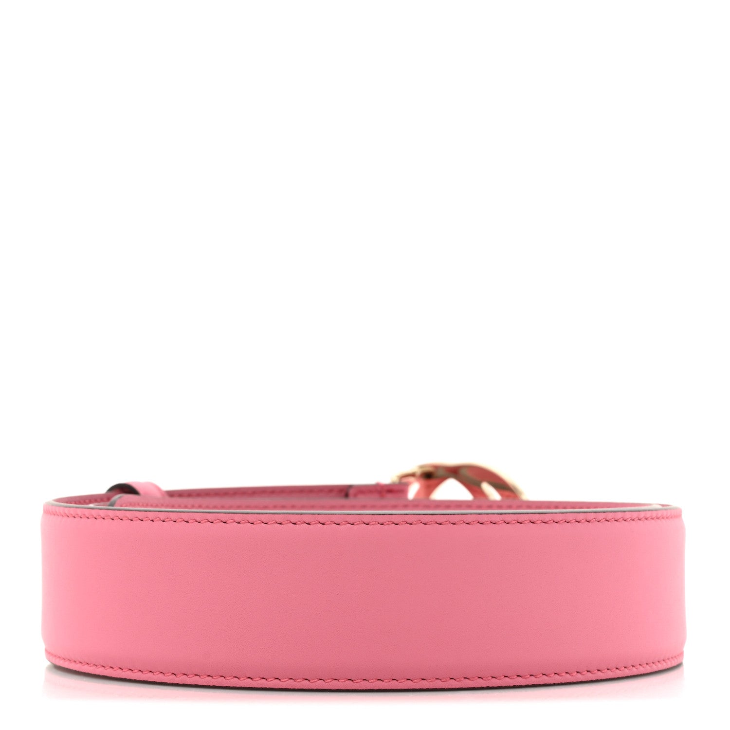 Moon Calfskin Interlocking G 37mm Belt 90 36 Glossy Pink