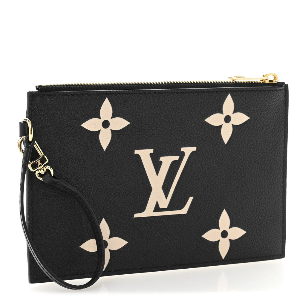 Empreinte Monogram Giant Neonoe MM Pochette Black Beige