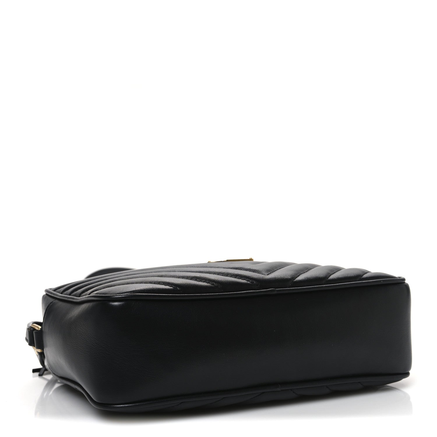 Calfskin Matelasse Monogram Lou Camera Bag Black