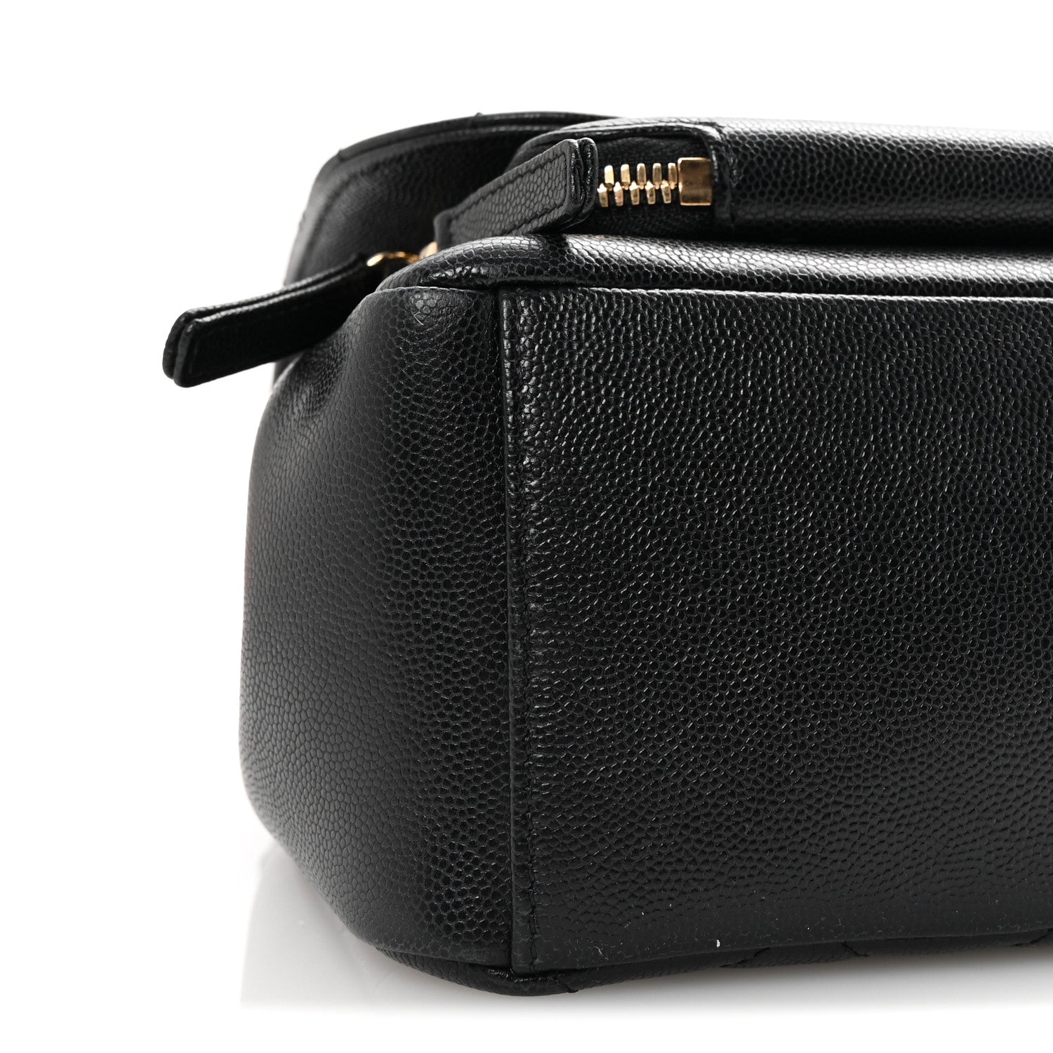 Caviar Quilted Large Business Affinity Flap Black