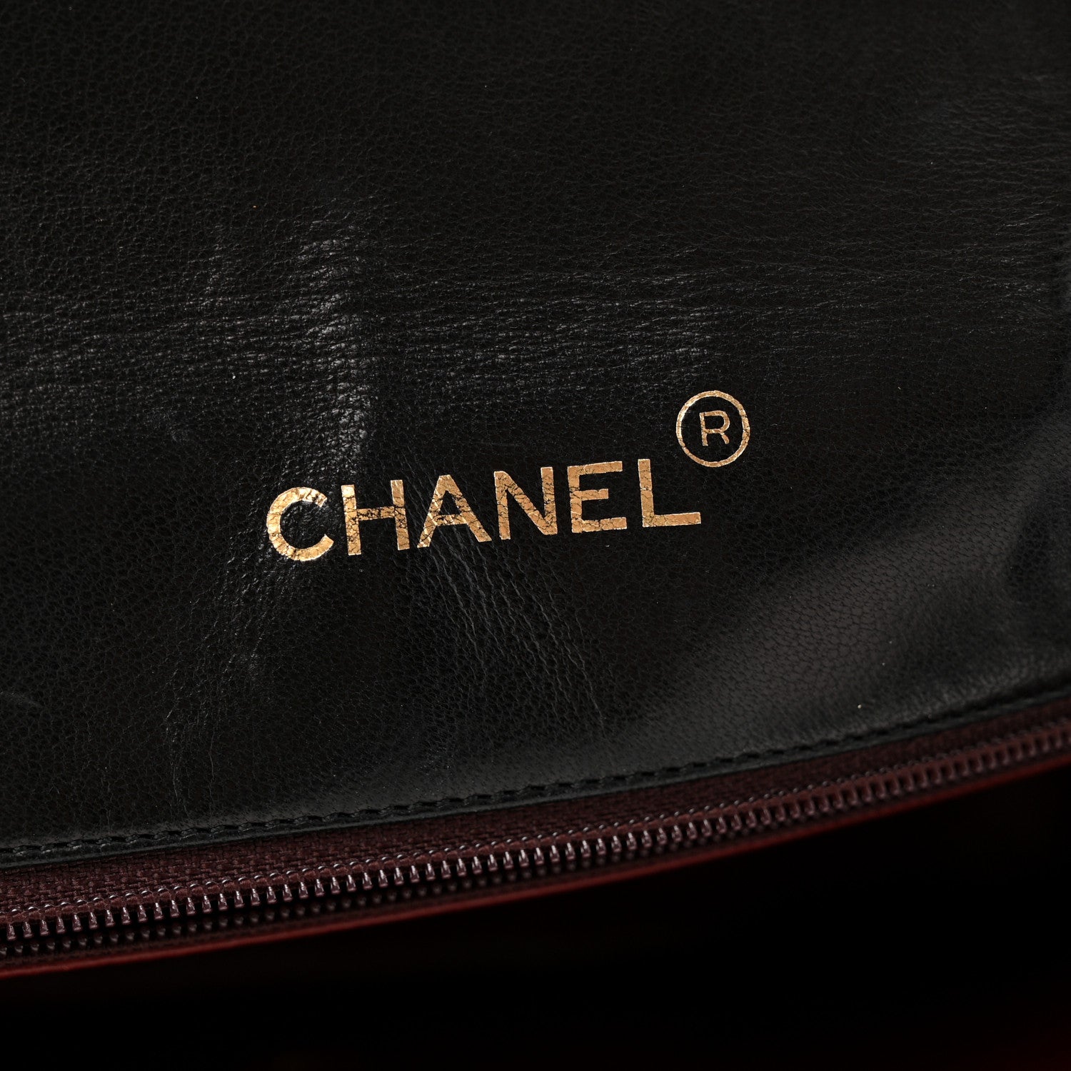 Lambskin Quilted Single Flap Black
