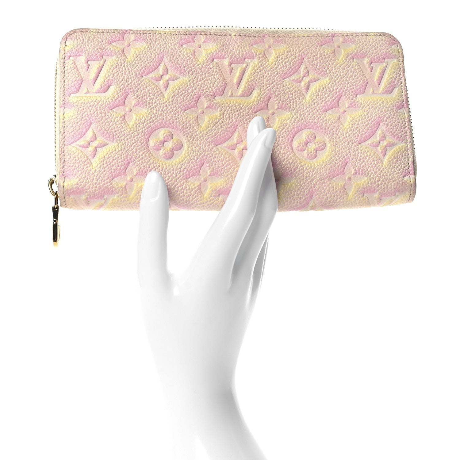Empreinte Monogram Summer Stardust Zippy Wallet Pink
