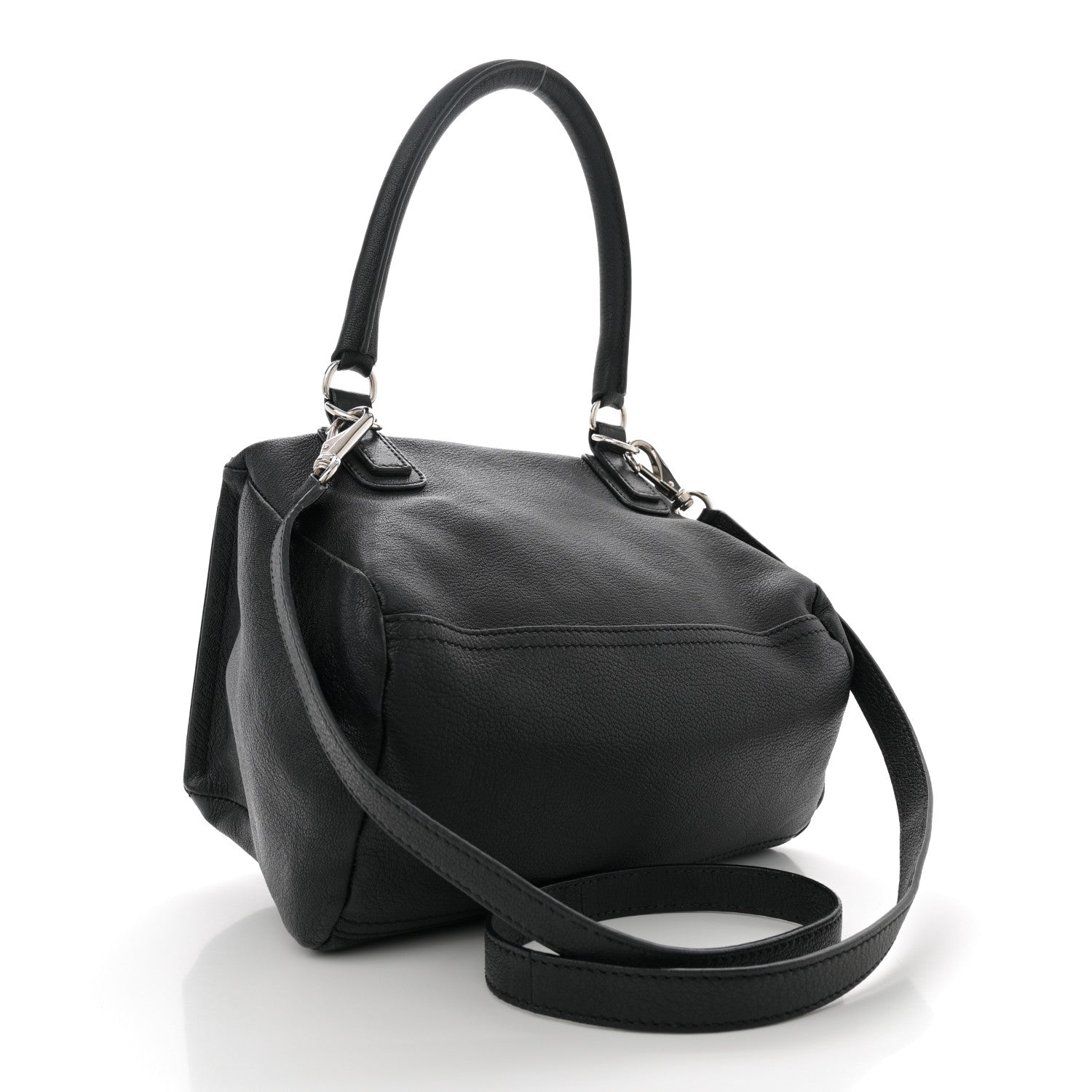 Sugar Goatskin Small Pandora Black