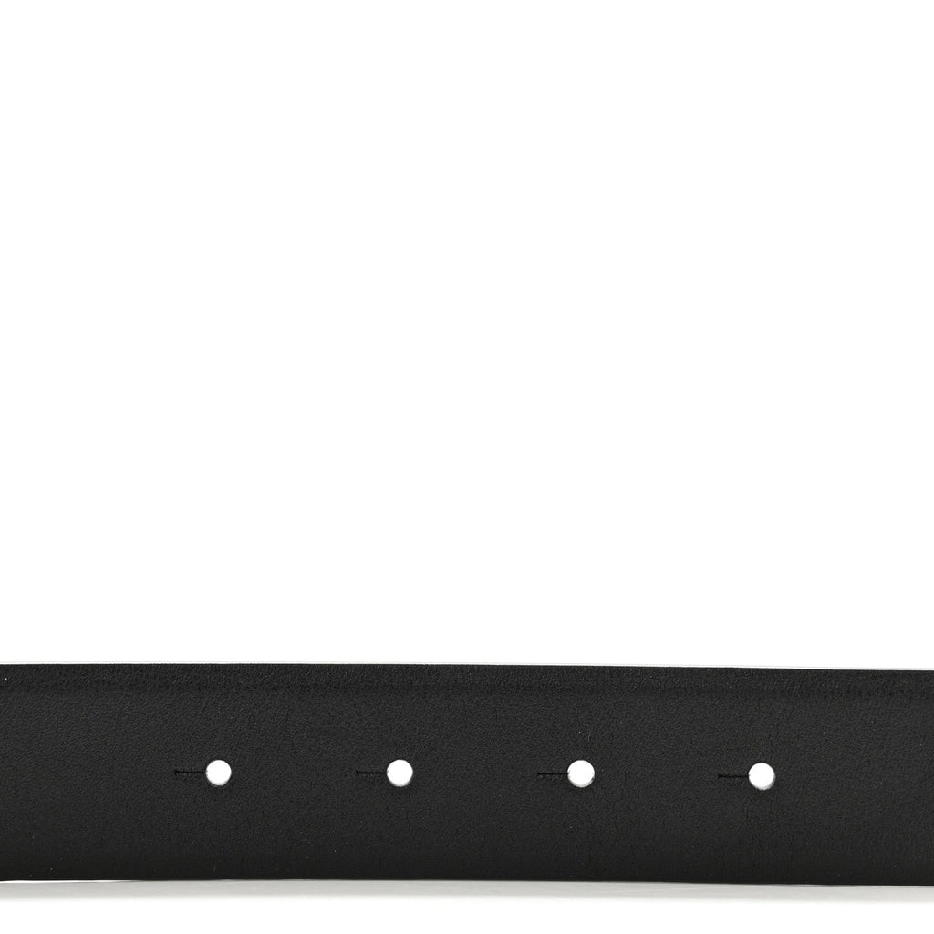 Calfskin Crystal CC Belt 75 30 Black