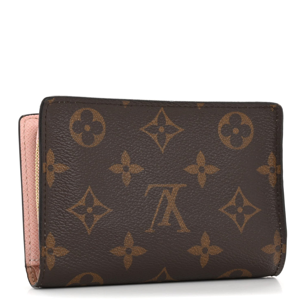 Monogram Juliette Wallet Rose Ballerine
