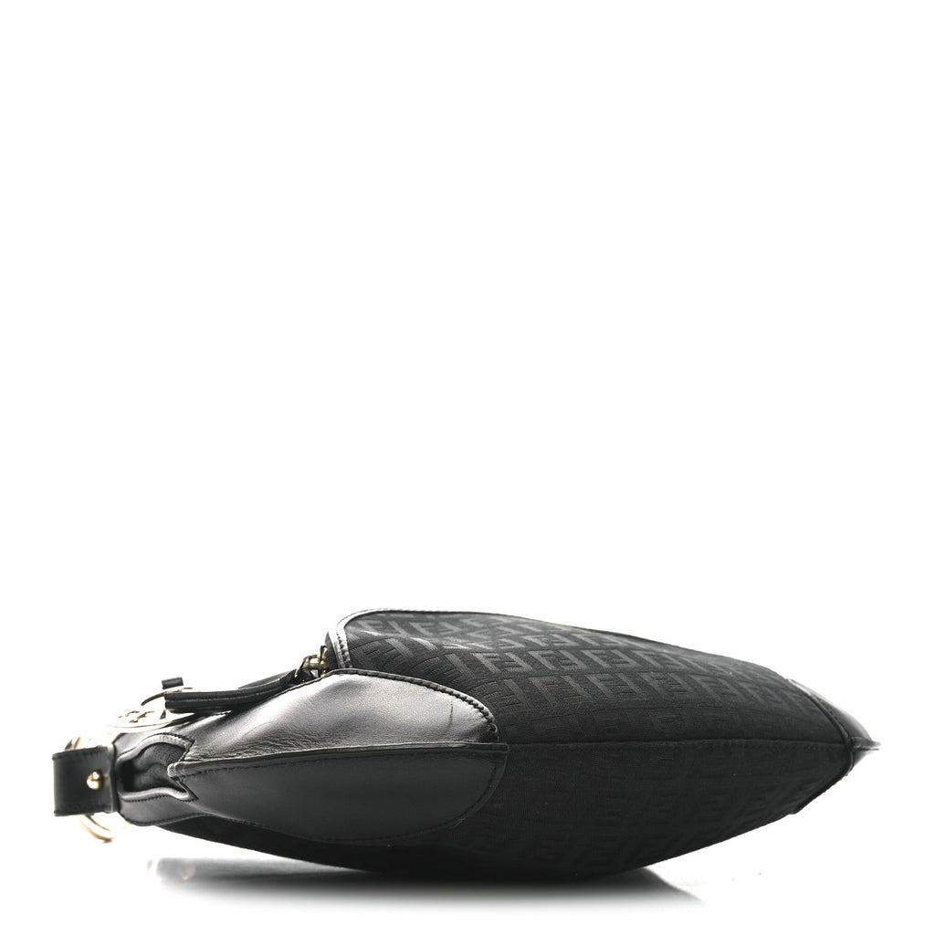Zucchino Cuoio Chef Pocket Shoulder Bag Black