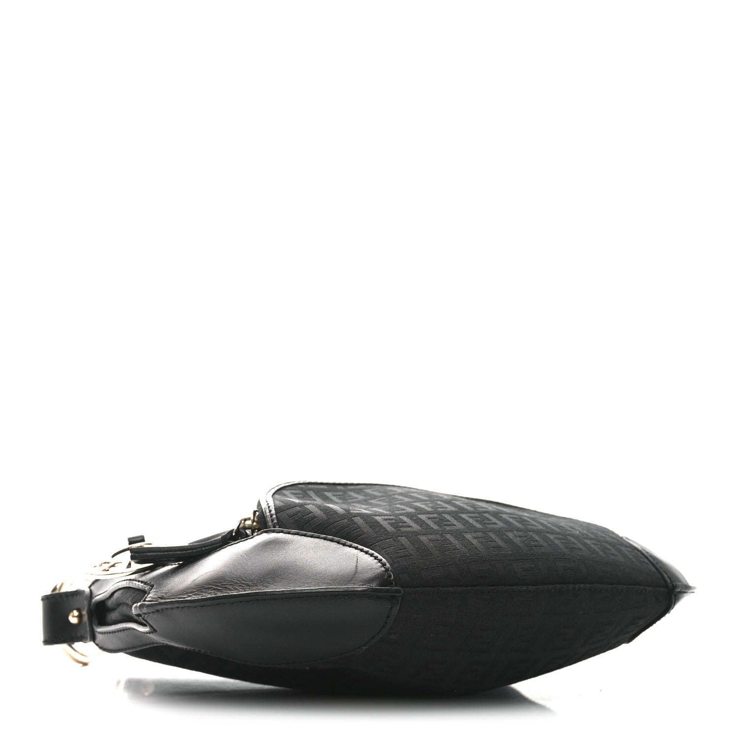 Zucchino Cuoio Chef Pocket Shoulder Bag Black