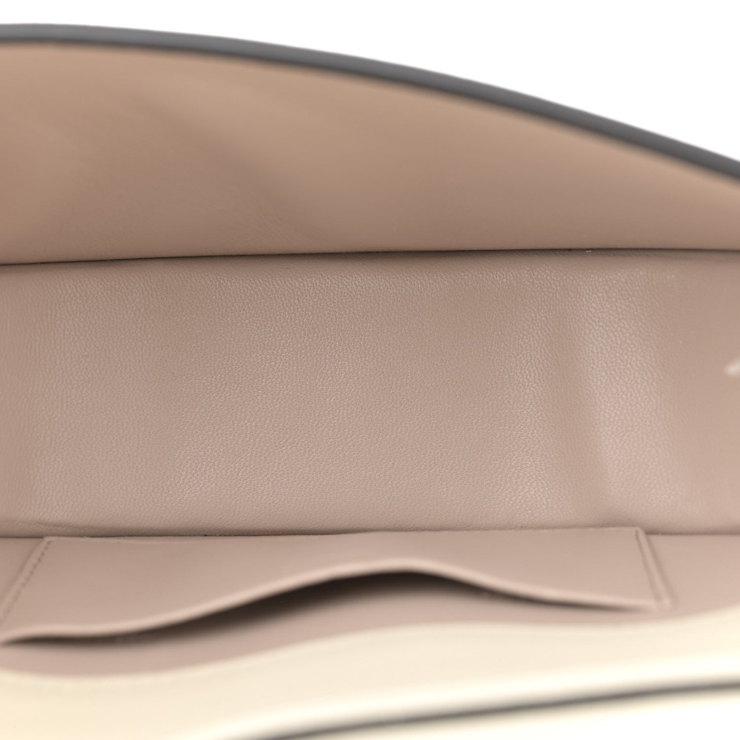 Calfskin Small Nile Bracelet Minaudiere Bag Off White