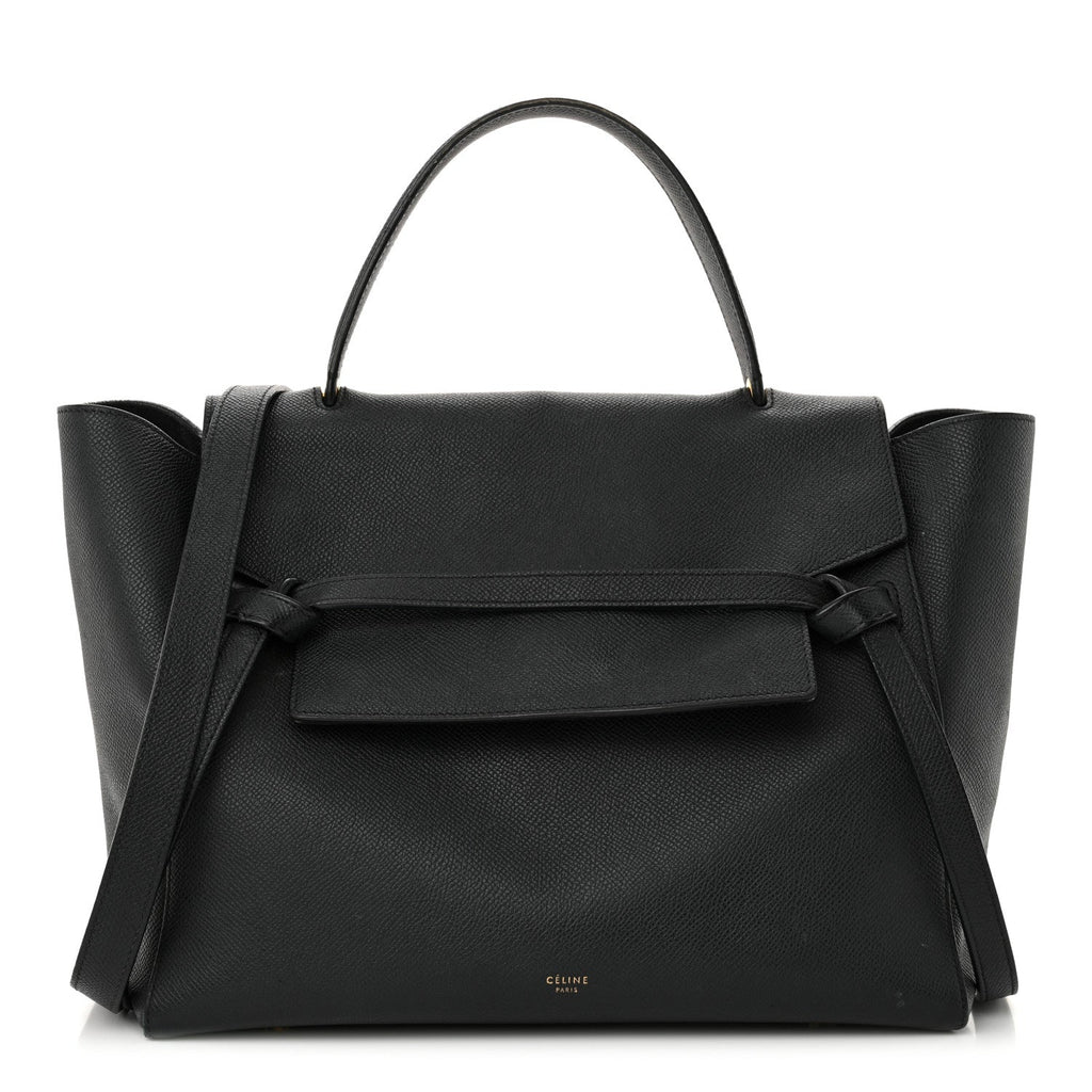 Grained Calfskin Mini Belt Bag Navy