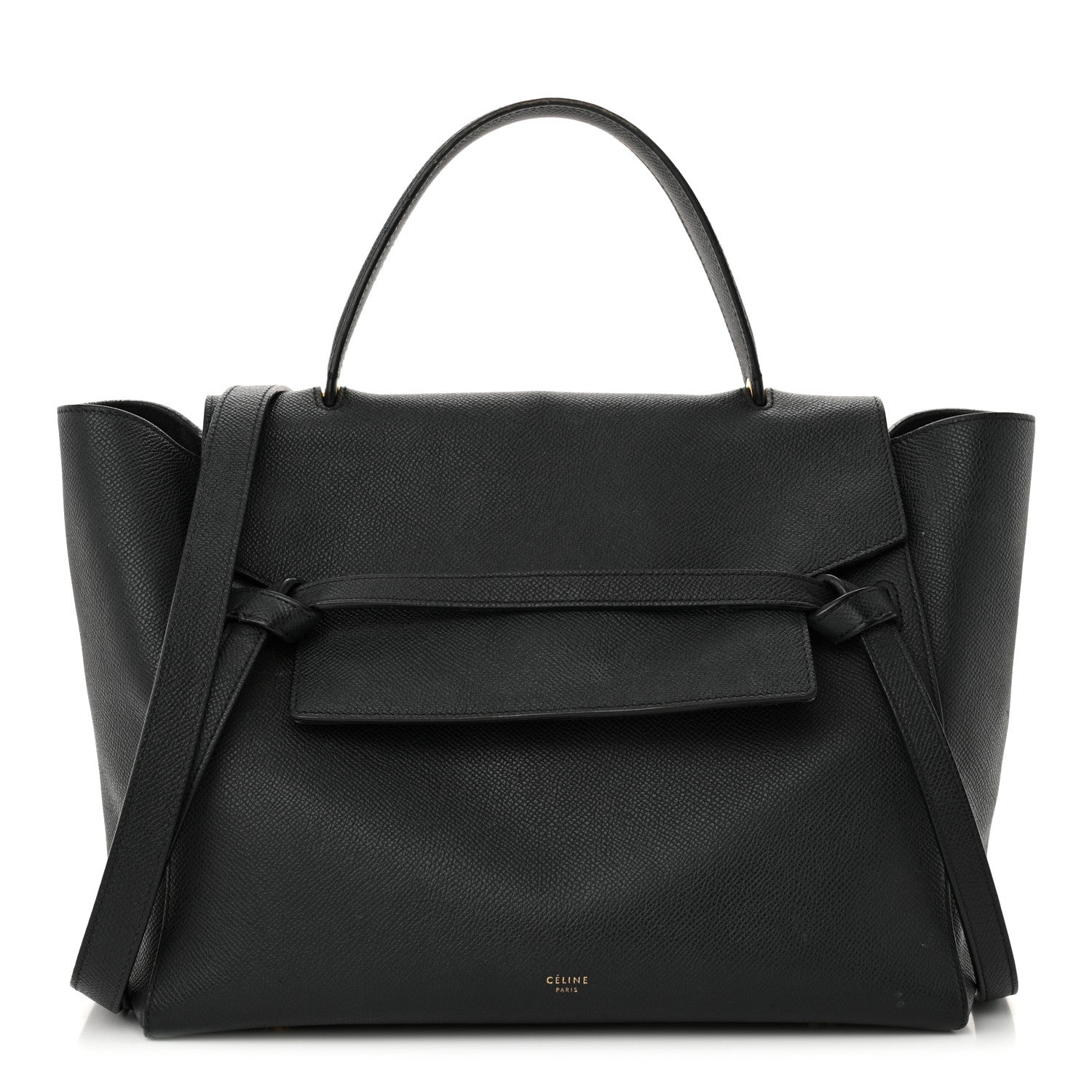 Grained Calfskin Mini Belt Bag Navy