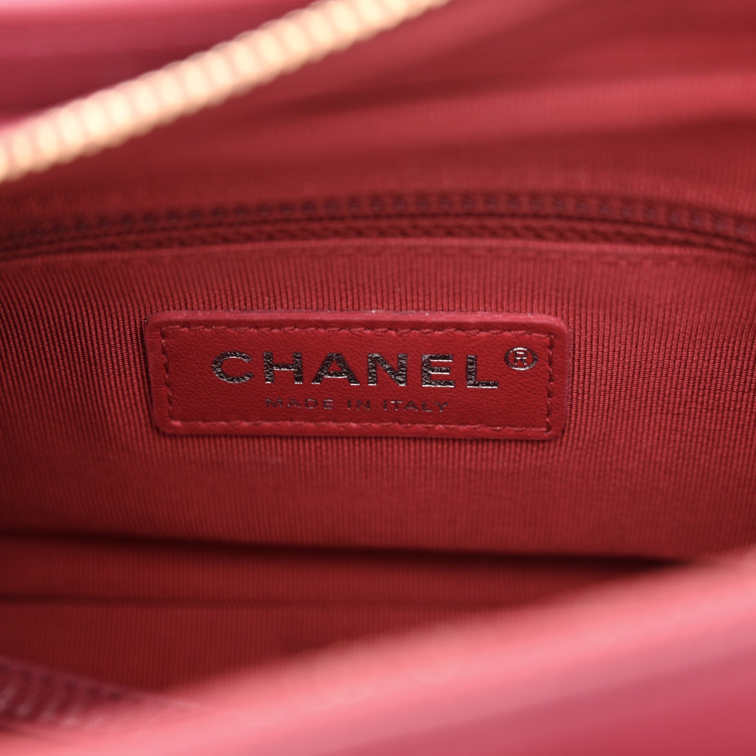 Aged Calfskin Quilted Small Gabrielle Hobo Fuchsia