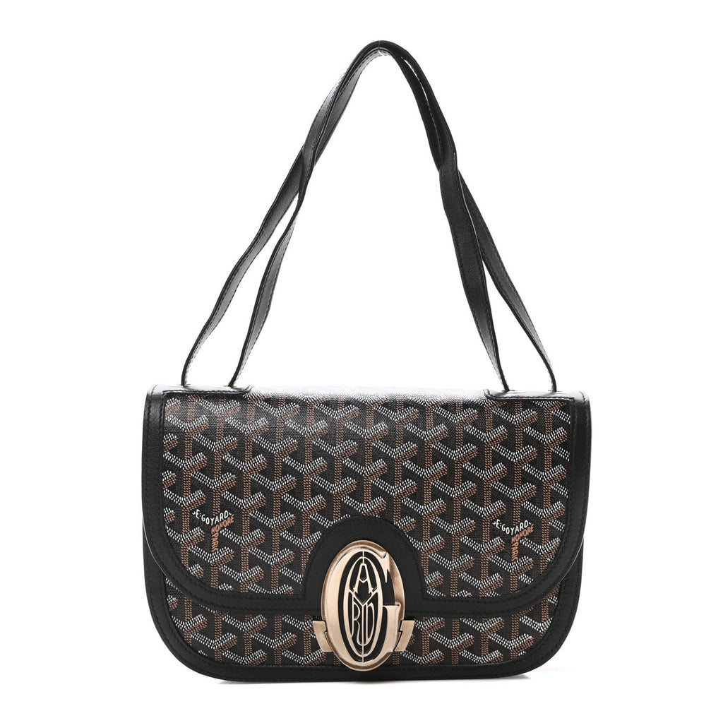 Goyardine 233 Shoulder Bag Black