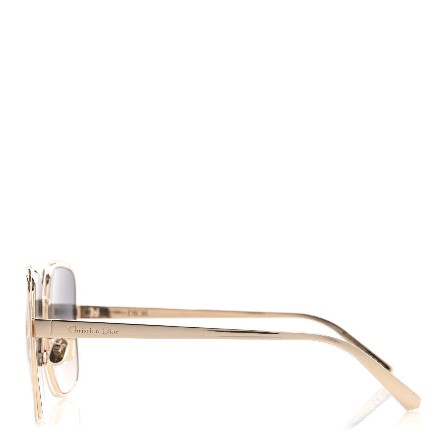 Metal FilDior S1U Square Sunglasses Gold