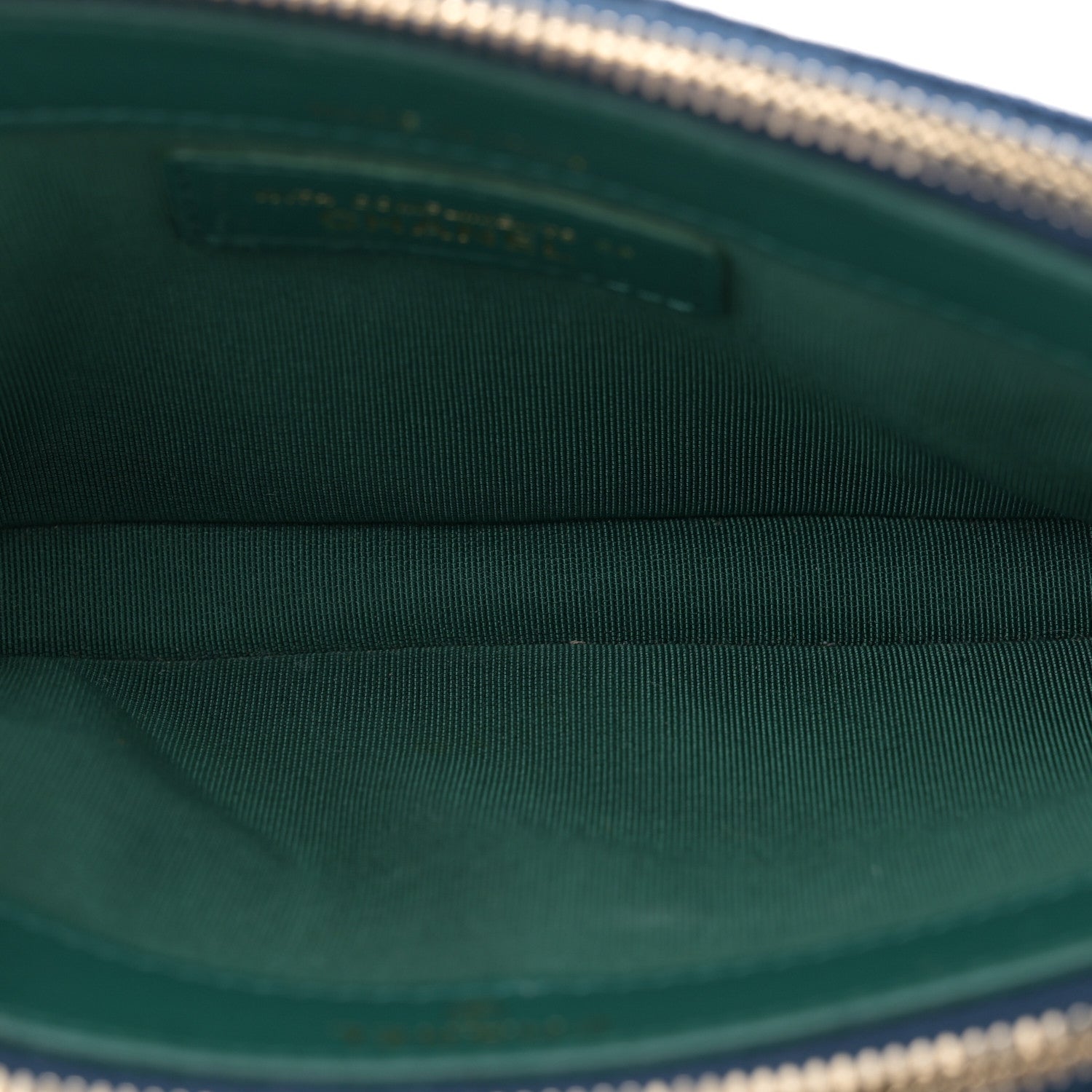 Jersey Quilted Small Clutch With Chain Navy
