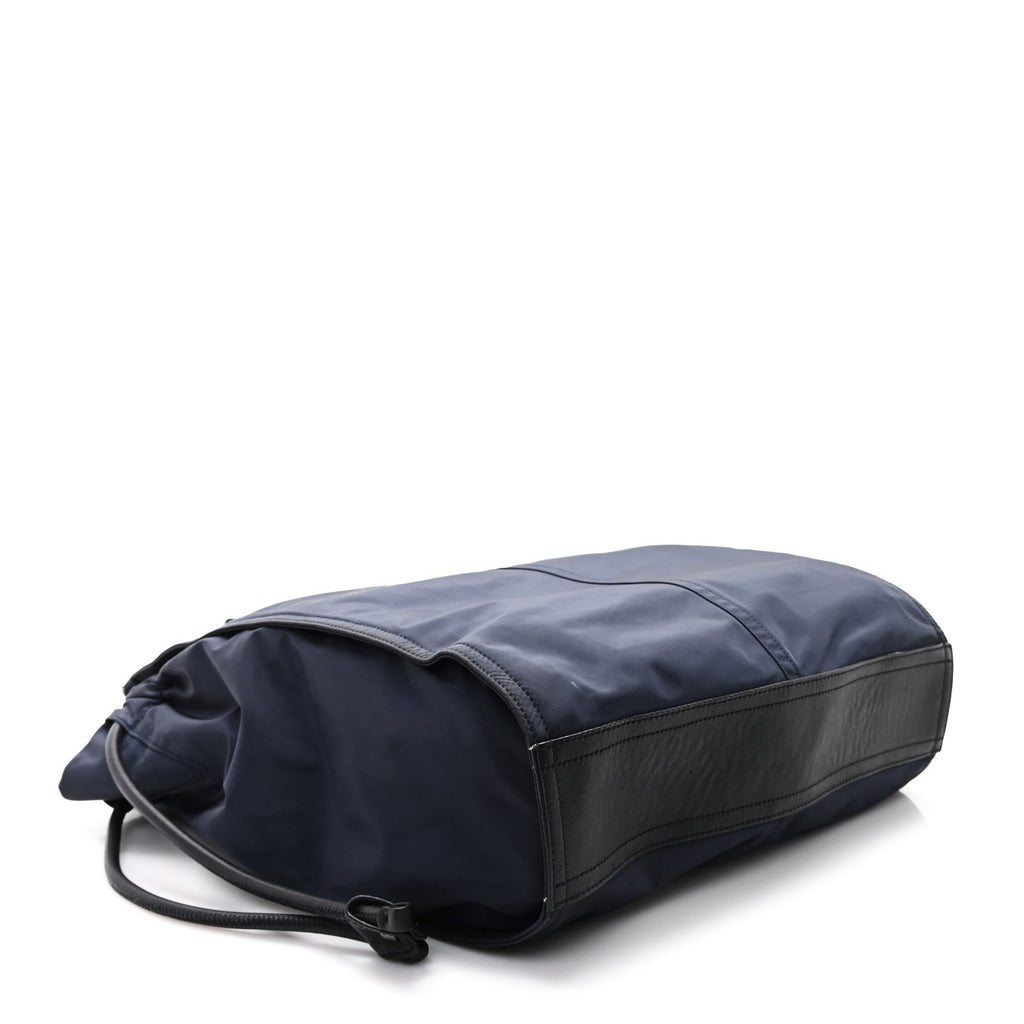 Nylon Buckleigh Packable Tote Black Navy