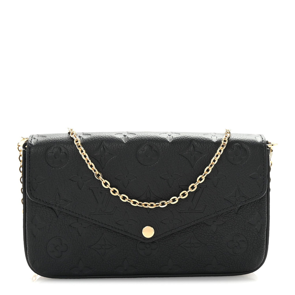 Empreinte Pochette Felicie Chain Wallet Black