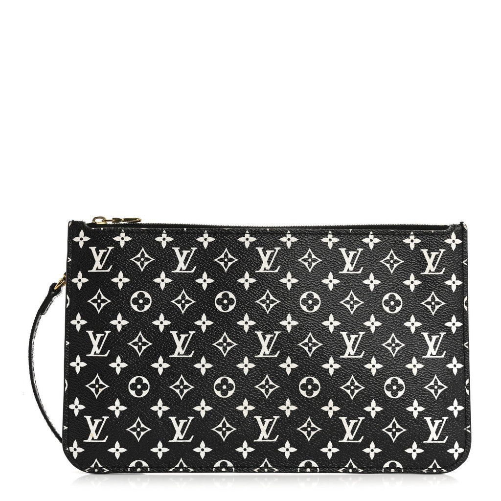 Monogram Giant Jungle Neverfull MM GM Pochette Black